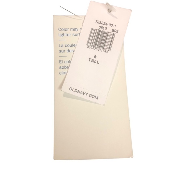 NWT Old Navy SIZE 6 TALL Distressed Festival Farmers Black Women’s Jean Overalls - Picture 14 of 15